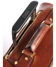 THE BRIDGE STORY Troller pentru bagaje de mână, din piele BROWN - Bagaje de mână - 3