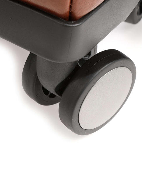 STORY Troller pentru bagaje de mână, din piele BROWN - Bagaje de mână