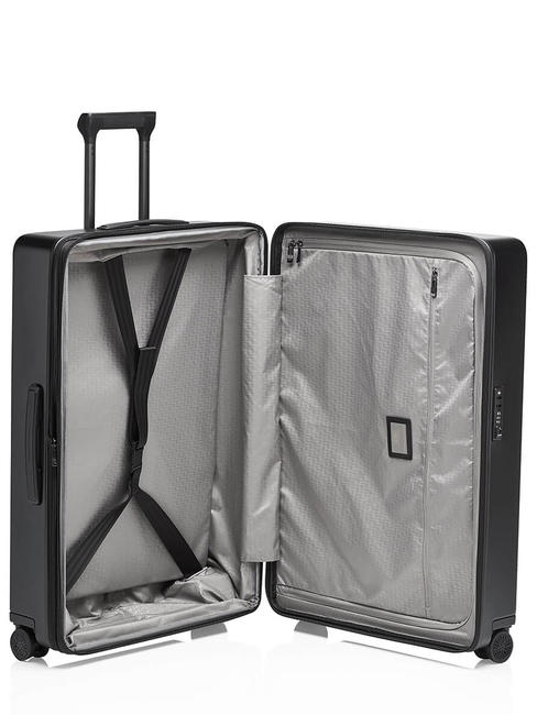ROADSTER Troller de dimensiuni mari, extensibil negru - Trolere rigide