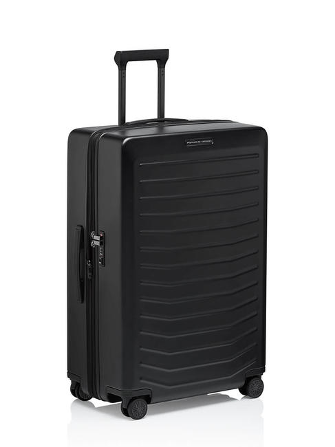 ROADSTER Troller de dimensiuni mari, extensibil negru - Trolere rigide
