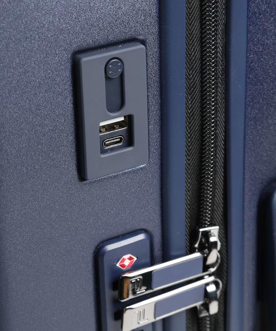ROADSTER Troller pentru bagaje de m&acirc;nă, extensibil albastru - Bagaje de m&acirc;nă