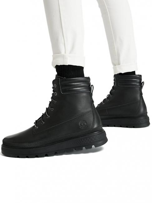 RAY CITY Ghete Chelsea Jetblack - Pantofi femei