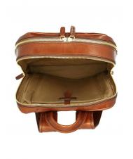 THE BRIDGE VESPUCCI Rucsac din piele pentru laptop BROWN - Rucsacuri pentru laptop - 4