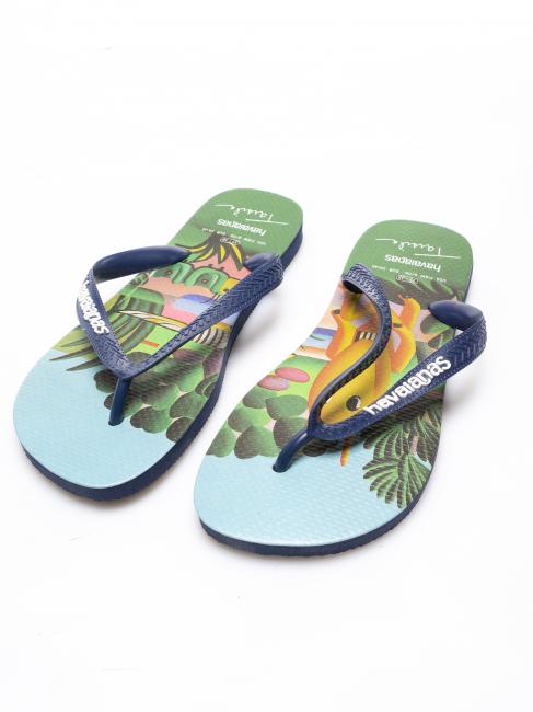 RETRATOS  Flip Flops cu cutie cadou navyblu - Pantofi unisex