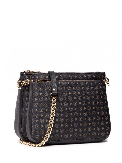 HERITAGE  Geantă de umăr cu lanț negru - Genți femei