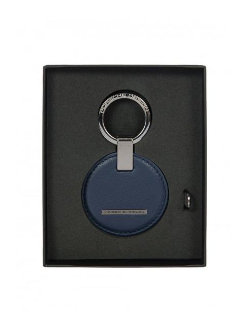 CIRCLE Breloc din piele albastru - Portchei