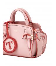 TRUSSARDI GITA Bicolor Micro geanta de mana cu curea de umar bomboana roz / rosu - Genți femei - 3