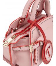 TRUSSARDI GITA Bicolor Micro geanta de mana cu curea de umar bomboana roz / rosu - Genți femei - 4