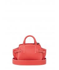 TRUSSARDI GITA Bicolor Micro geanta de mana cu curea de umar coral / bordeaux - Genți femei - 2