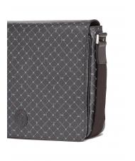 TRUSSARDI MONOGRAM Mesager din piele BLACK - Serviete birou - 3