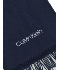 CALVIN KLEIN BASIC WOVEN Eșarfă de l&acirc;nă ck bleumarin - Eșarfe - 3