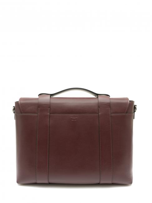 POCKET Servietă de piele bordeaux - Serviete birou