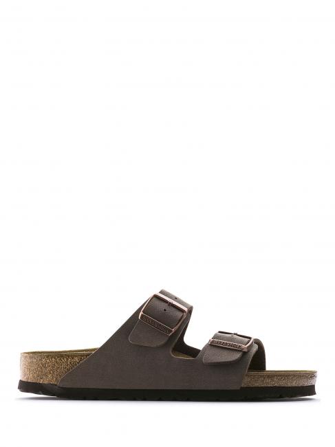 ARIZONA BIRKO-FLOR NUBUK Sandale cu papuci mocca - Pantofi unisex