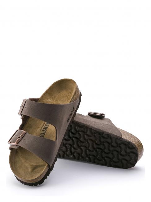 ARIZONA BIRKO-FLOR NUBUK Sandale cu papuci mocca - Pantofi unisex