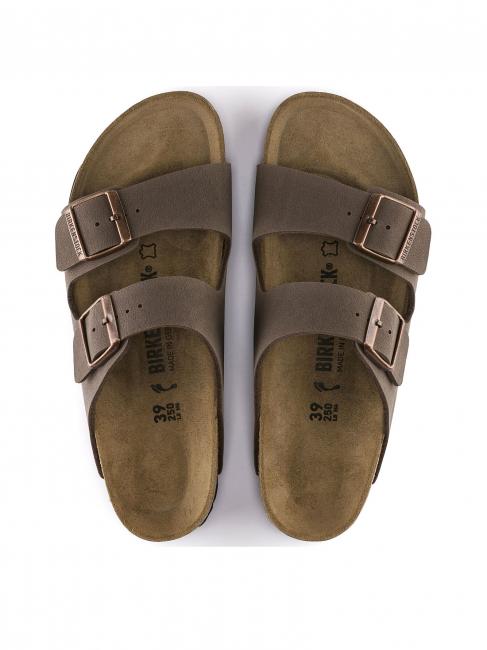 ARIZONA BIRKO-FLOR NUBUK Sandale cu papuci mocca - Pantofi unisex