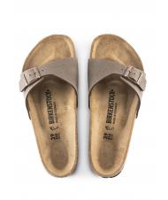 BIRKENSTOCK MADRID BIRKIBUC Sandale cu papuci mocca - Pantofi unisex - 4