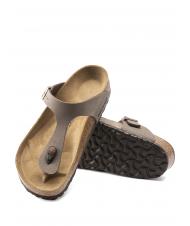 BIRKENSTOCK GIZEH BIRKO-FLOR  Sandale tanga mocca - Pantofi unisex - 5