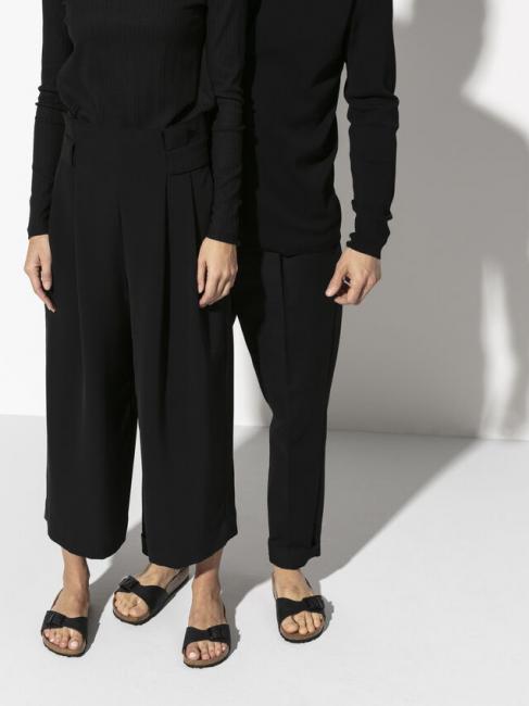 MADRID BIRKO FLOR Sandale cu papuci negru - Pantofi unisex