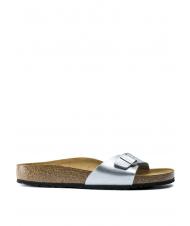 BIRKENSTOCK MADRID BIRKO FLOR Sandale cu papuci argint - Pantofi femei - 2