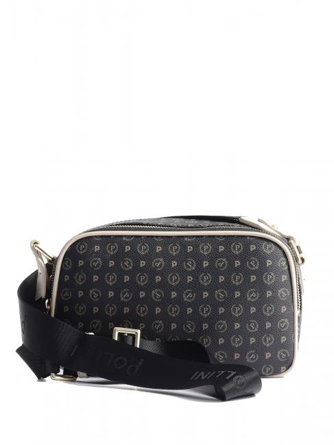 HERITAGE  Geantă pentru cameră cu curea de umăr Negru / Crem - Genți femei