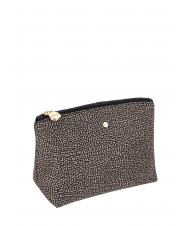 BORBONESE CLASSICA POUCH MEDIUM Frumuseţe OP / NATURAL / NEGRU - Genți plic și truse - 2