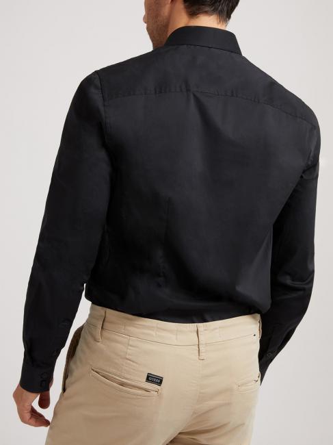 CORE  Cămașă din bumbac elastic jetbla - Cămăși pentru bărbați