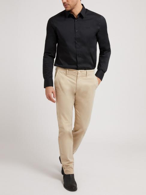 CORE  Cămașă din bumbac elastic jetbla - Cămăși pentru bărbați