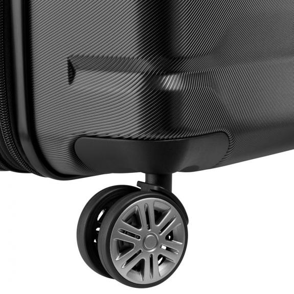 AIR ARMOUR Troller de dimensiuni mari, extensibil negru - Trolere rigide