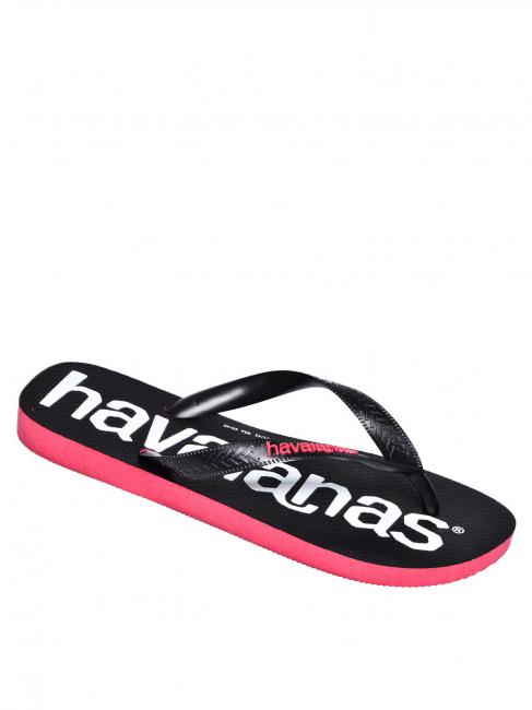 TOP LOGOMANIA 2 Papuci flip-flop ROSU RUBIN - Pantofi femei