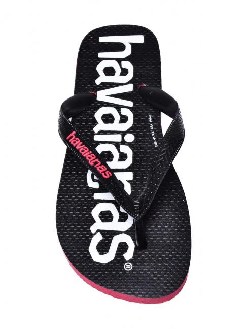 TOP LOGOMANIA 2 Papuci flip-flop ROSU RUBIN - Pantofi femei