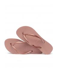 HAVAIANAS SLIM FLATFORM SLIM FLATFORM Flip-flops pentru femei CROCUS / ROSE - Pantofi femei - 4
