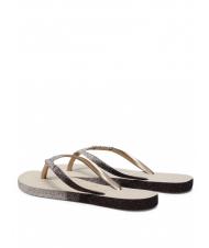HAVAIANAS SLIM SPARKLE II Papuci flip-flop SAND / GRI - Pantofi femei - 4
