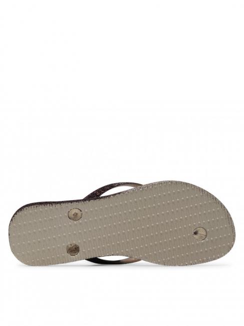 SLIM SPARKLE II Papuci flip-flop SAND / GRI - Pantofi femei