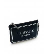 TRUSSARDI CITY POCKET Geantă de mână albastru shanghai - Genți femei - 2