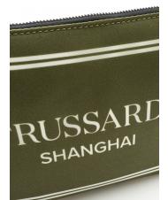 TRUSSARDI CITY POCKET Geantă de mână verde shanghai - Genți femei - 3