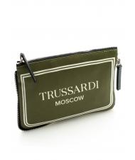 TRUSSARDI CITY POCKET Geantă de mână verde moscova - Genți femei - 2