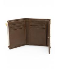 POLLINI Portofel HERITAGE CLASSIC, cu poseta fildeș / brun - Portofele femei - 2