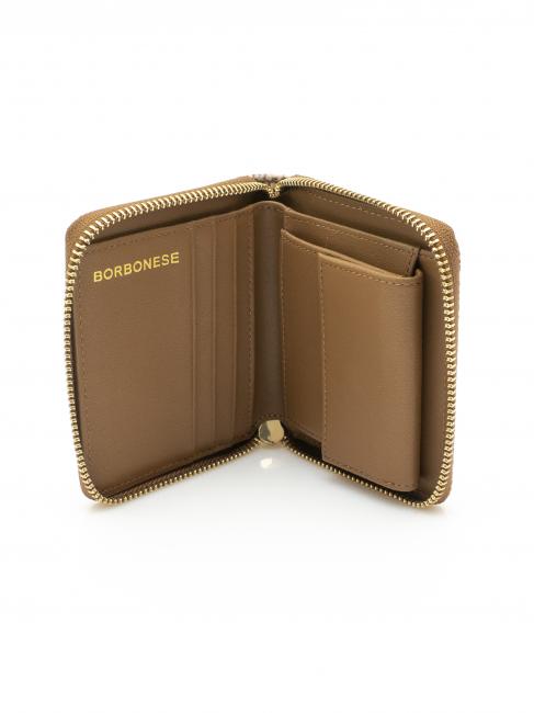 CLASSICA  Portofel mediu cu fermoar beiger mare - Genți de voiaj