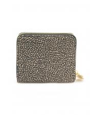 BORBONESE CLASSICA  Portofel mediu cu fermoar OP / NATURAL / NEGRU - Genți de voiaj - 3