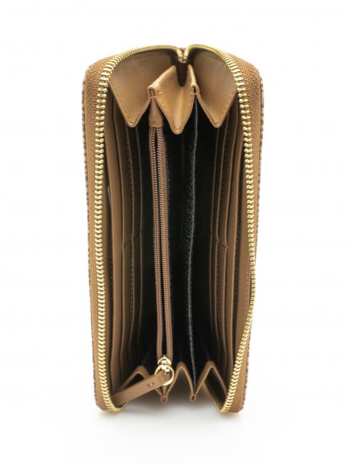 CLASSICA Portofel cu fermoar beiger mare - Portofele femei