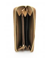 BORBONESE CLASSICA Portofel cu fermoar beiger mare - Portofele femei - 2