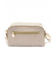 BORBONESE CAMERA CASE SMALL ECO LINE Geantă de umăr mini, din material textil nisip - Genți femei - 4