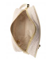 BORBONESE CAMERA CASE SMALL ECO LINE Geantă de umăr mini, din material textil nisip - Genți femei - 5