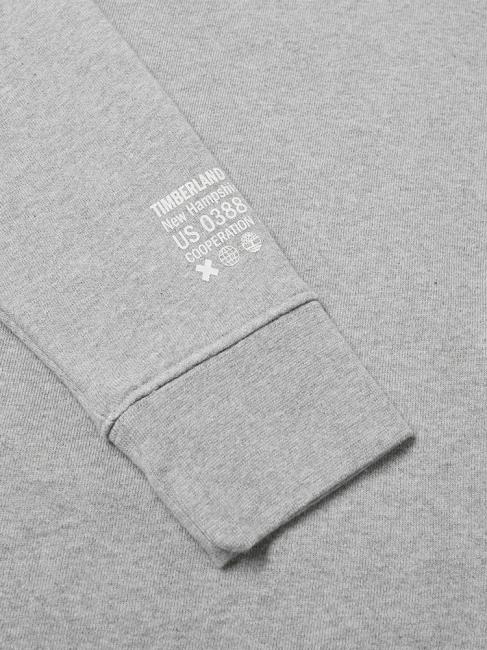 WW SWEAT Hanorac cu g&acirc;t crew erica gri mediu - hanorace