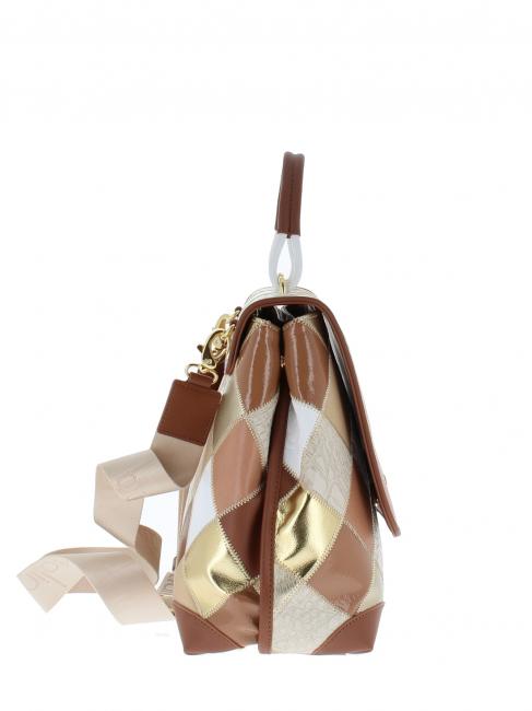 PATCH Geanta de mana, cu bareta de umar BEIGE - Genți femei