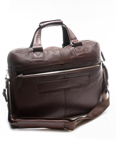 CAMPIONARIO - JAZZ Servieta din piele, suport pc 13". MORO - Serviete birou