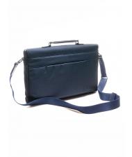 PIQUADRO CAMPIONARIO - KLOUT Servietă din piele și material textil, suport pentru bucăți de 15,6". albastru - Serviete birou - 2