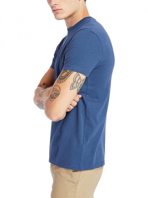 SS DUNRIVER CREW Tricou din bumbac denim &icirc;nchis la culoare - tricou