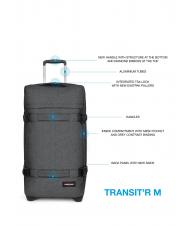 EASTPAK TRANSIT'R M Troller de mărime medie BlackDenim - Trolere semirigide - 5