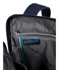 PIQUADRO Sac Linia P16 CHEVRON ALBASTRU - Genți de umăr bărbați - 4